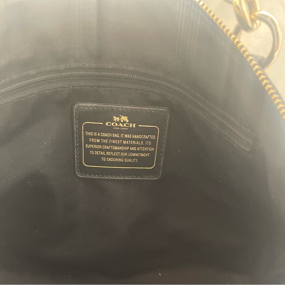 Coach  Rare Black Studded Kelsey Calf Leather Satchel - Picture 11 of 11